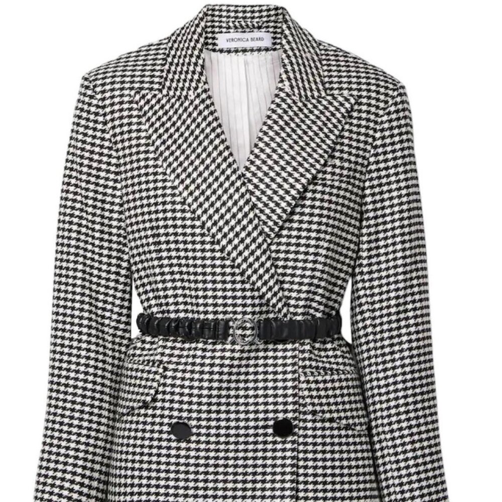 Veronica Beard - Houndstooth Boyfriend Blazer - Picture 2 of 4